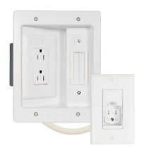 Load image into Gallery viewer, Legrand - In-Wall TV Power Kit - White - Model:HT2202-WH-V1
