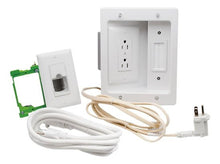 Load image into Gallery viewer, Legrand - In-Wall TV Power Kit - White - Model:HT2202-WH-V1
