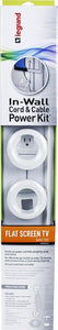Legrand - In-Wall Power Kit - White - Model:WMC701
