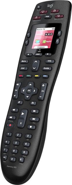 Logitech - Harmony 665 10-Device Universal Remote - Black - Model:915-000293